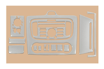 Ford Focus II 2008–2011 Ilmastointipaneelin kehykset Clima (minisetti, alumiini) kuva 2