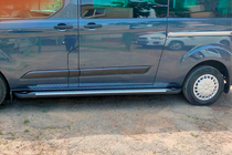 Ford Custom 2013–2022 Allmond Grey sivuportaat (2 kpl, alumiini) kuva 4