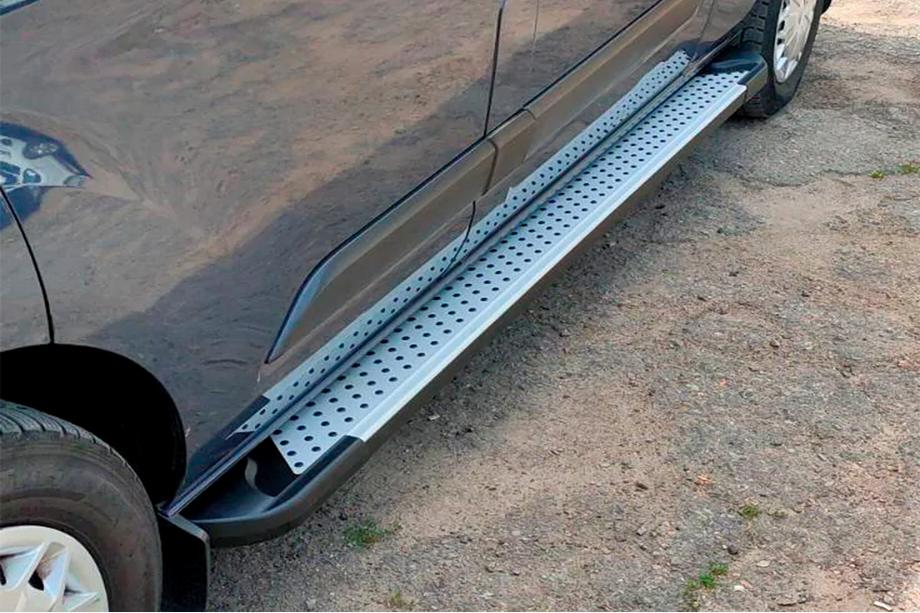 Ford Custom 2013–2022 Allmond Grey sivuportaat (2 kpl, alumiini) Image
