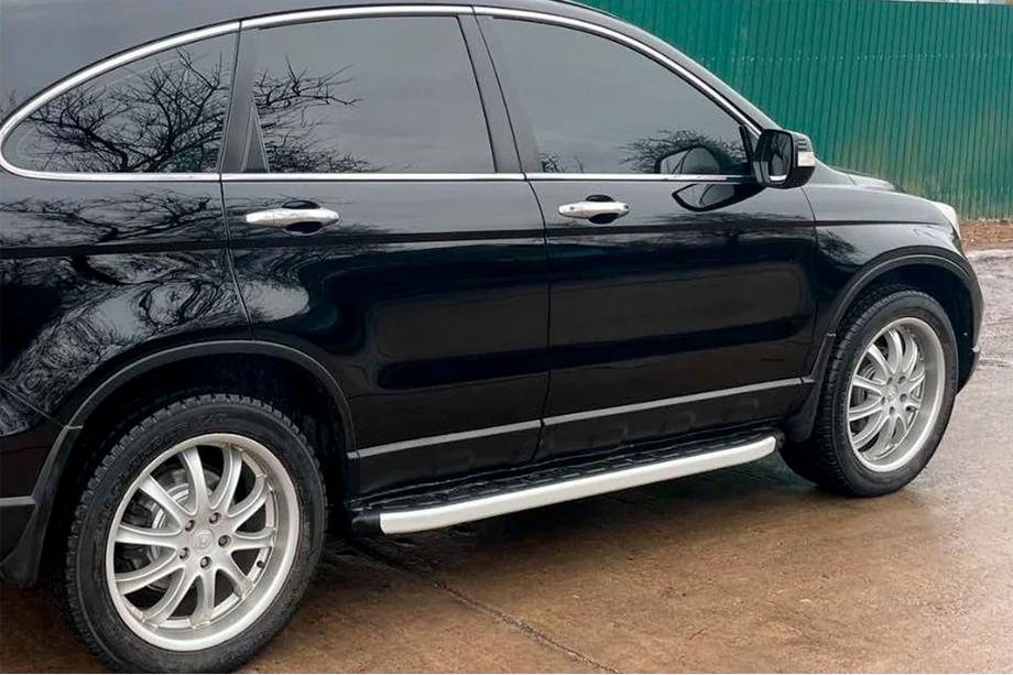 Honda CRV 2007–2011 Fullmond-sivukynnykset (2 kpl, alumiini) Image