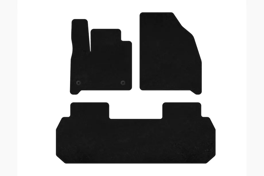 Chevrolet Traverse 2017– Tekstiilimatot Classic (2 riviä, musta) Image