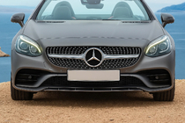 Mercedes SLC R172 2016–2020 Etusäleikkö Diamond Silver kuva 1