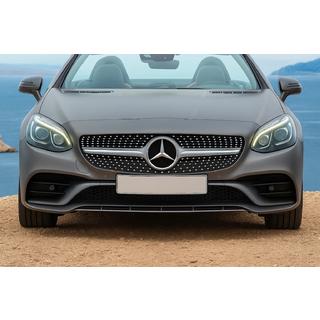 Etusäleikkö Diamond Silver Mercedes SLC R172 2016–2020 kuva 1