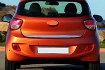 Hyundai I-10 2014–2017 Takalukun reunalista (ruostumaton teräs) kuva 1