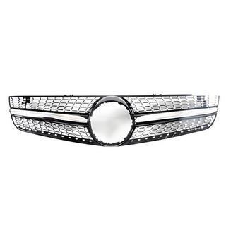 Etusäleikkö Diamond Black (2008-2011) Mercedes SL R230 2001–2011 kuva 2