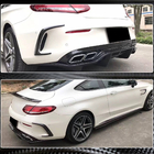 Mercedes C-class W205 2014–2021 Takapuskurin diffuusori V2 (C63 AMG Coupé/Cabriolet 2015-2019, hiilikuitu) kuva 3