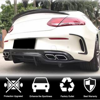 Takapuskurin diffuusori V2 (C63 AMG Coupé/Cabriolet 2015-2019, hiilikuitu) Mercedes C-сlass W205 2014–2021 kuva 2