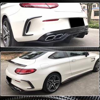 Takapuskurin diffuusori V2 (C63 AMG Coupé/Cabriolet 2015-2019, hiilikuitu) Mercedes C-сlass W205 2014–2021 kuva 3
