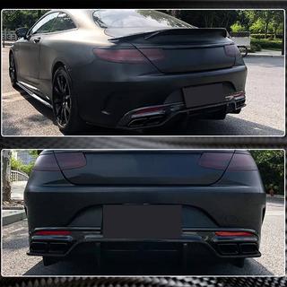 Takapuskurin diffuusori V2 (C63 AMG Coupé/Cabriolet 2015-2019, hiilikuitu) Mercedes C-сlass W205 2014–2021 kuva 4