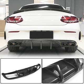 Takapuskurin diffuusori V1 (coupe/cabriolet C63 AMG 2015-2019, hiilikuitu) Mercedes C-сlass W205 2014–2021 kuva 1