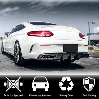 Takapuskurin diffuusori V1 (coupe/cabriolet C63 AMG 2015-2019, hiilikuitu) Mercedes C-сlass W205 2014–2021 kuva 3