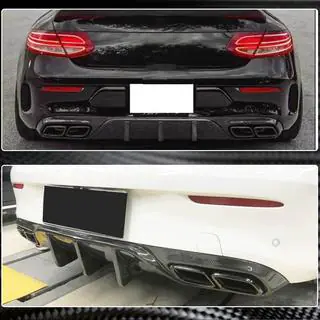 Takapuskurin diffuusori V1 (coupe/cabriolet C63 AMG 2015-2019, hiilikuitu) kuva 4