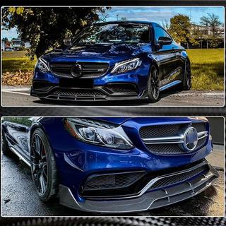 Etupuskurin lippo Lip V2 (Coupé/Cabriolet C63 AMG 2015-2019, hiilikuitu) kuva 4