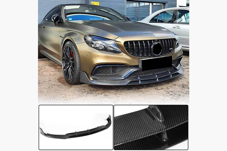 Mercedes C-class W205 2014–2021 Etupuskurin lippo Lip V2 (Coupé/Cabriolet C63 AMG 2015-2019, hiilikuitu) Kuva 2