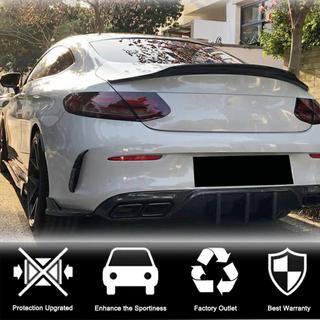 Takapuskurin diffuusorin lisäosat V2 (coupe/cabriolet AMG-Line / C43 AMG 2015-2019, hiilikuitu) Mercedes C-сlass W205 2014–2021 kuva 2