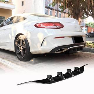 Takapuskurin diffuusori (coupe/cabriolet AMG-Line / C43 AMG 2015-2019, hiilikuitu) Mercedes C-сlass W205 2014–2021 kuva 1