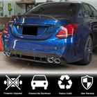 Mercedes C-class W205 2014–2021 Spoileri V1 (SD 2015-2019, hiilikuitu) kuva 4
