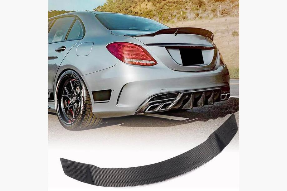Mercedes C-class W205 2014–2021 Spoileri V1 (SD 2015-2019, hiilikuitu) Image