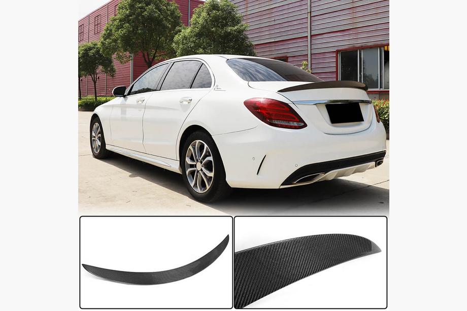 Mercedes C-class W205 2014–2021 Spoileri V2 (SD 2015-2019, hiilikuitu) Image