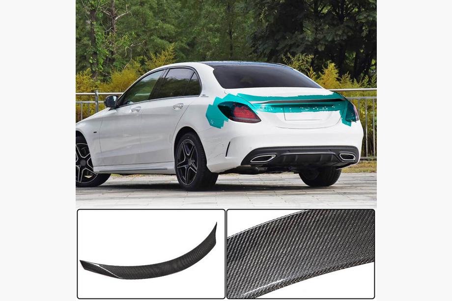 Mercedes C-class W205 2014–2021 Spoileri V5 (SD 2015-2021, hiilikuitu) Kuva 1
