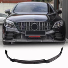 Mercedes C-class W205 2014–2021 Etupuskurin lip-spoileri (SD AMG-Line 2019-2021, hiilikuitu) kuva 1