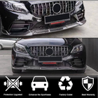 Mercedes C-class W205 2014–2021 Etupuskurin lip-spoileri (SD AMG-Line 2019-2021, hiilikuitu) kuva 2