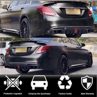 Mercedes C-class W205 2014–2021 Takapuskurin diffuusori pakoputkenpäillä (SD C43 AMG 2015-2021, hiilikuitu) kuva 2