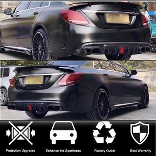 Takapuskurin diffuusori pakoputkenpäillä (SD C43 AMG 2015-2021, hiilikuitu) kuva 2