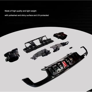 Takapuskurin diffuusori pakoputkenpäillä (SD C43 AMG 2015-2021, hiilikuitu) kuva 3