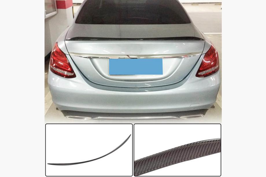 Mercedes C-class W205 2014–2021 Spoileri V11 (SD 2015-2021, hiilikuitu) Image
