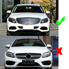Mercedes C-class W205 2014–2021 Hiilikuituiset sumuvalon kehykset (SD Base 2015-2019, Carbon) kuva 6