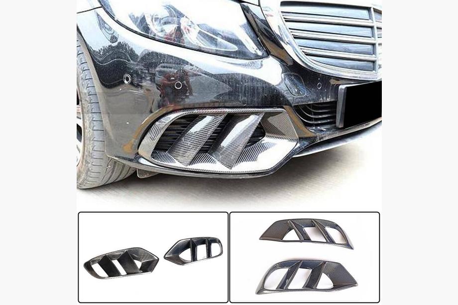 Mercedes C-class W205 2014–2021 Hiilikuituiset sumuvalon kehykset (SD Base 2015-2019, Carbon) Image