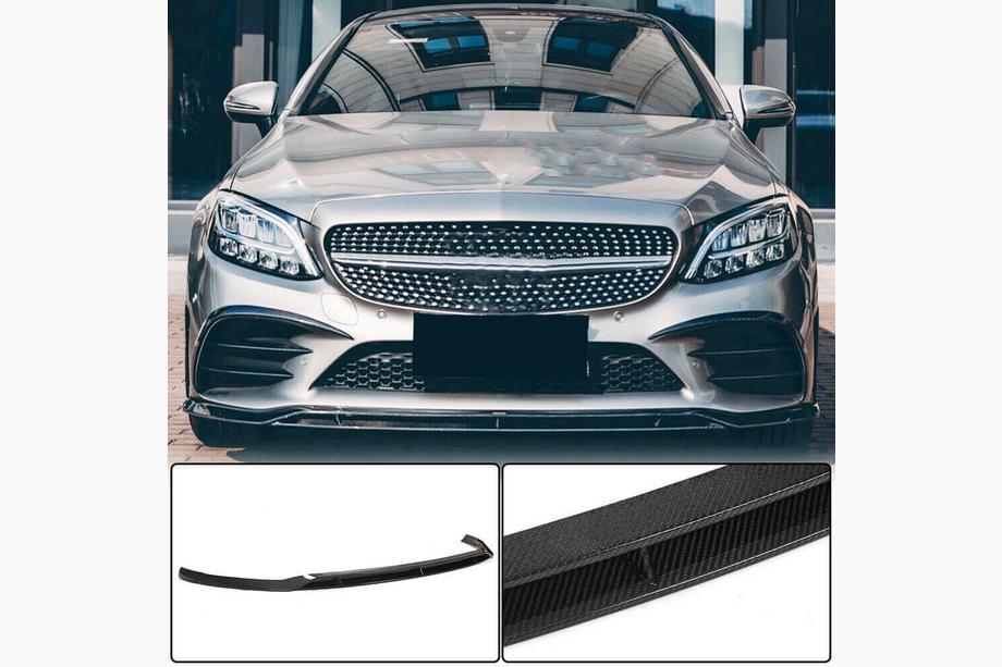 Mercedes C-class W205 2014–2021 Etupuskurin lipa Lip V1 (C43 AMG 2019-2021, hiilikuitu) Image