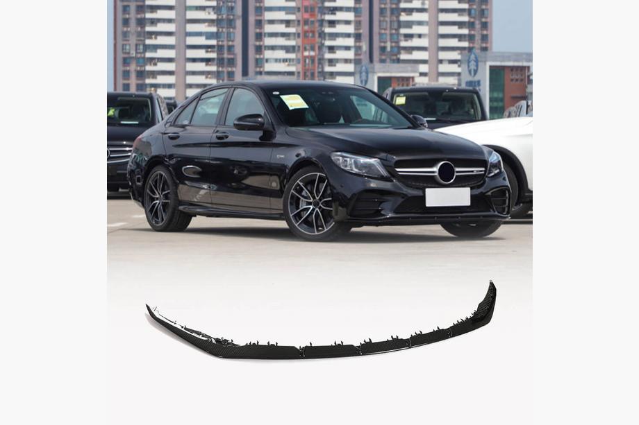 Mercedes C-class W205 2014–2021 Etupuskurin lippa Lip V2 (C43 AMG 2019-2021, hiilikuitu) Image