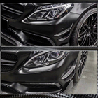 Mercedes C-class W205 2014–2021 Hiilikuituiset etupuskurin lipat (C63 AMG 2015-2019) kuva 5