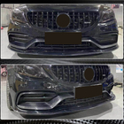 Mercedes C-class W205 2014–2021 Sumuvalojen peitepaneelit (C63 AMG 2015-2019, hiilikuitu) kuva 4