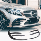 Mercedes C-class W205 2014–2021 Etupuskurin lisäosat V1 (C43 AMG 2019-2021, hiilikuitu) kuva 1