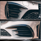 Mercedes C-class W205 2014–2021 Etupuskurin lisäosat V1 (C43 AMG 2019-2021, hiilikuitu) kuva 5