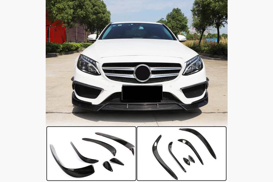 Mercedes C-class W205 2014–2021 Etupuskurin hiilikuitulisäosat (C43 AMG 2015-2019) Image