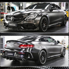 Mercedes C-class W205 2014–2021 Helmalevikkeet V1 (C43/C63 AMG 2015-2019, hiilikuitu) kuva 4