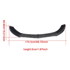 Mercedes C-class W205 2014–2021 Etupuskurin lip-spoileri Lip V5 (C43 AMG 2015-2019, hiilikuitu) kuva 7