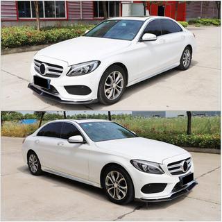 Etupuskurin lip-spoileri Lip V5 (C43 AMG 2015-2019, hiilikuitu) kuva 3