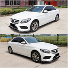 Mercedes C-class W205 2014–2021 Etupuskurin lip-spoileri Lip V6 (C43 AMG 2015-2019, hiilikuitu) kuva 3