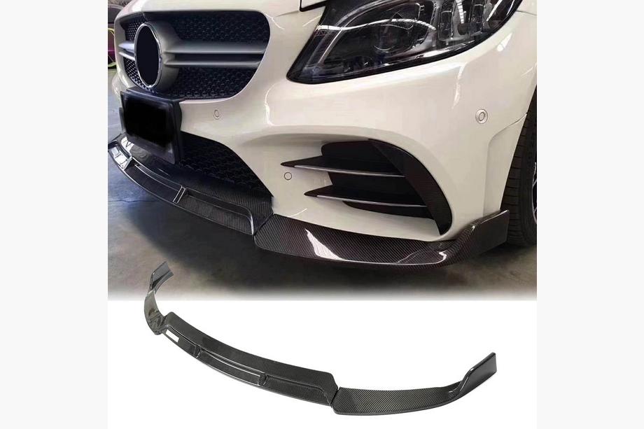 Mercedes C-class W205 2014–2021 Etupuskurin lipa V3 C43 AMG 2019-2021 (hiilikuitu) Kuva 1