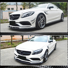 Mercedes C-class W205 2014–2021 Etupuskurin lipa Lip V1 (SD C63 AMG 2015-2019, hiilikuitu) kuva 4