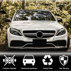 Mercedes C-class W205 2014–2021 Etupuskurin lipa Lip V2 (SD C63 AMG 2015-2019, hiilikuitu) kuva 3