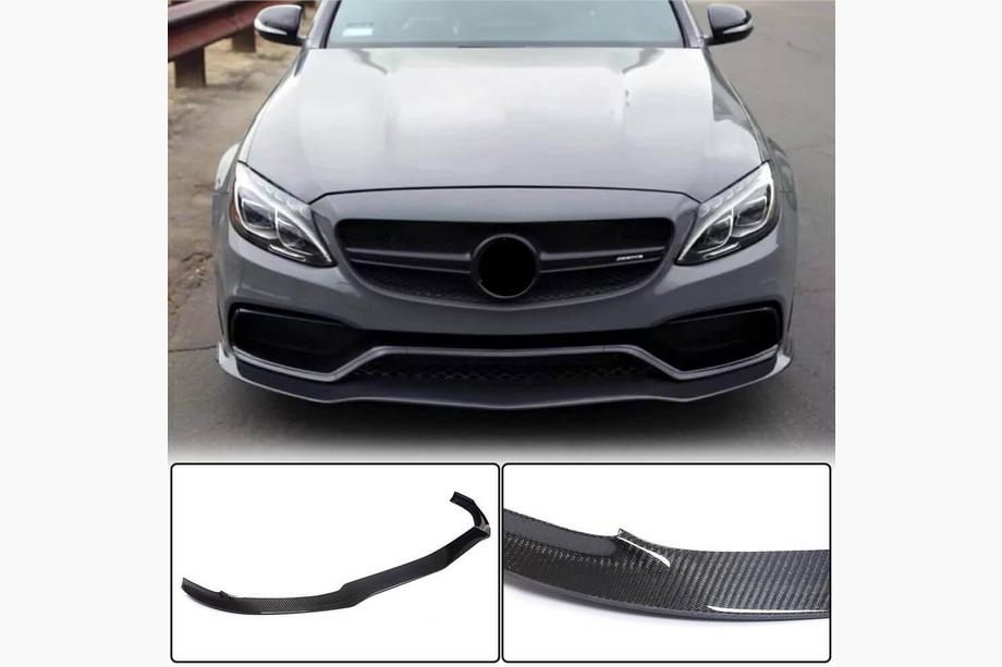 Mercedes C-class W205 2014–2021 Etupuskurin lipa Lip V2 (SD C63 AMG 2015-2019, hiilikuitu) Image