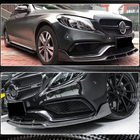 Mercedes C-class W205 2014–2021 Etupuskurin lipa V4 (SD C63 AMG 2015-2019, hiilikuitu) kuva 5