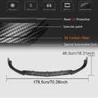 Mercedes C-class W205 2014–2021 Etupuskurin lipa V4 (SD C63 AMG 2015-2019, hiilikuitu) kuva 7