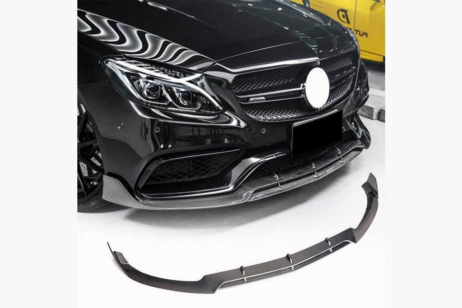 Mercedes C-class W205 2014–2021 Etupuskurin lipa V4 (SD C63 AMG 2015-2019, hiilikuitu) Image